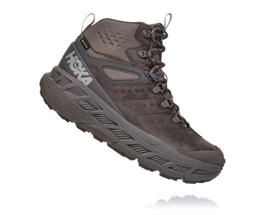 Sapatilhas Hoka One One Masculino Marrom - Stinson Mid Gore-Tex - 940-MBUROQ